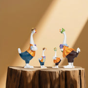 Goose Gang(Orange) Decorative Set |Home Decor | Animal Home Decor